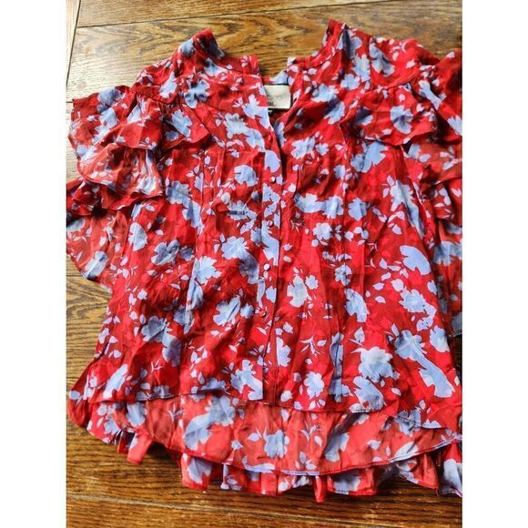 Alexis Danijela Silk Floral Blouse Size Small - Picture 4 of 4